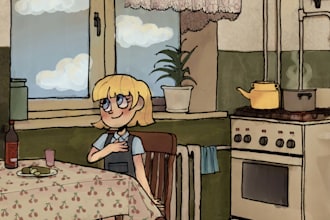 illustrate stories and characters for kids books