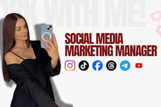 be your social media marketing manager