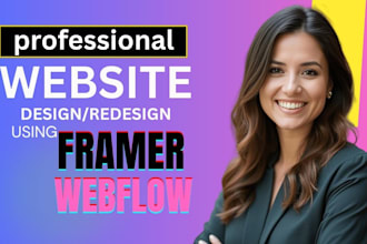 do webflow website, framer website, webflow design, framer landing page