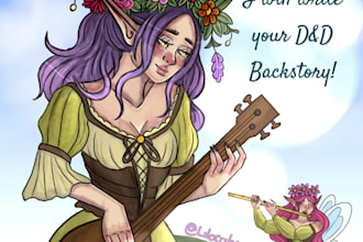 write a backstory for your dnd 5e character