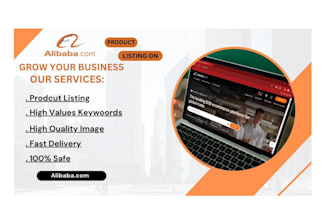 professionally list your products on alibaba