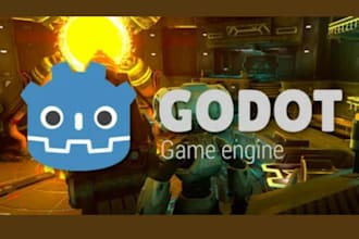 develop 2d 3d godot game prototype custom game developer