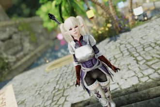 create custom 3d cosplay model skyrim mod,gmod fallout 4 mod,l4d2, sims 4, ffxiv