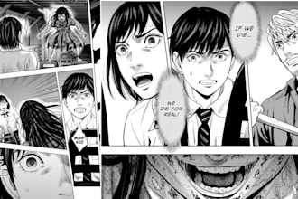 draw anime manga book illustration manga page art manga panel manga comic artist