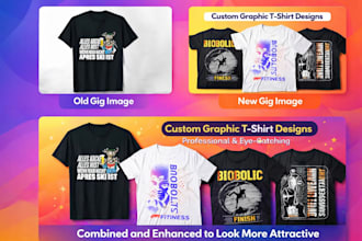design custom pod t shirt designs for shopify print on demand store