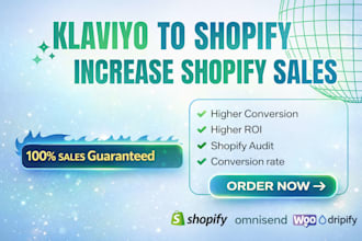 setup shopify email automation with omnisend or klaviyo and email flows cro