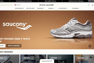 build elegant sneakers shopify store footwear store shoe website sneakers store