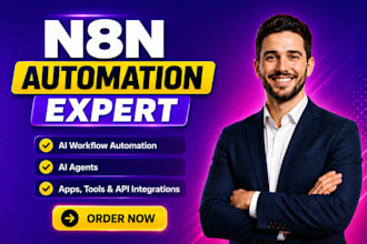 develop n8n ai automation workflows, ai agents, chatbots