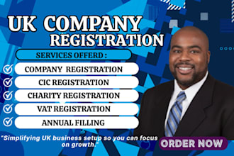 register your UK ltd or cic company and handle companies house filing