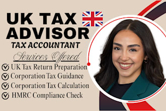 prepare uk tax return, ct600 for UK company account and corporations