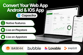 convert your base44 lovable replit app to ios with capacitor or ionic testflight