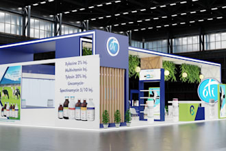 design professional trade show booth, backdrop, banner and exhibition display