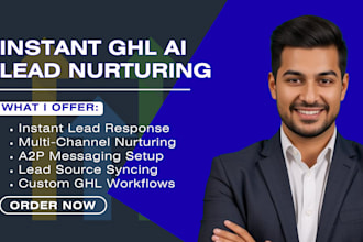 setup ghl lead nurturing ghl ai lead response system ghl automation ghl agencies