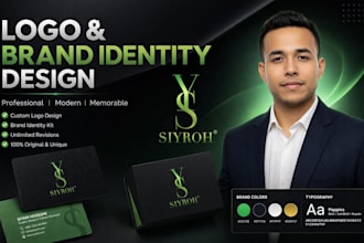design a modern luxury logo for your brand and business