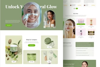 design med spa skincare squarespace website with booking system