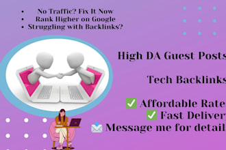 publish a technology guest post with powerful tech backlinks
