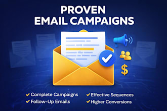 write high converting email sequences ready to send