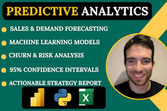 do predictive analysis and time series forecasting to predict your future trend