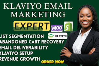 setup klaviyo automations list segmentation to recover abandonedcarts and sales