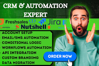setup jira salesmate freshsale housecall pro  nutshell nimble jira integration