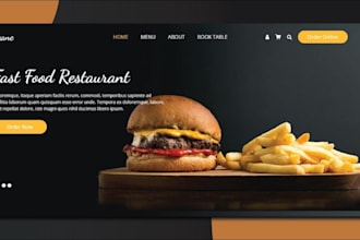 design restaurant cafe squarespace website with menu and booking