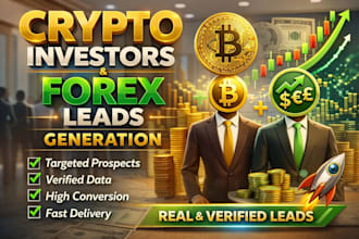 give you hot crypto leads or forex leads