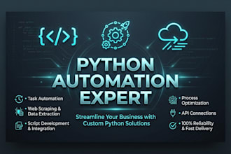 develop a custom python script or bot