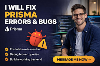 fix prisma errors and bugs for a smooth working app