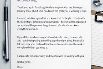 write professional emails and message templates