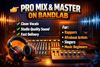 mix and master bandlab album mixing engineer mix and master vocals fl studio