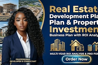 write real estate development plan property investment rental business plan roi