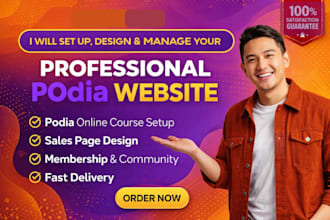create wix online course website membership site setup podia and sales funnel