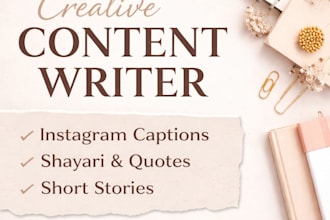 write instagram captions shayari and short stories