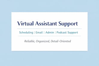 manage your calendar, scheduling, and admin tasks
