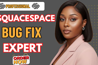 do squarespace custom code and fix squarespace issues