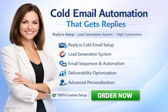 build email automation systems for lead generation and outreach with reply io