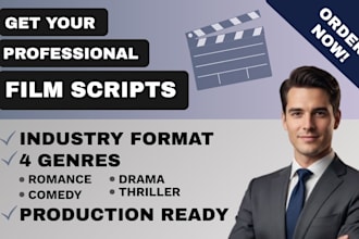 write your screenplay movie script, screenwriting, script writing