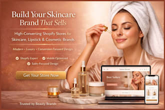 build skincare ecommerce website lipstick cosmetic website skincare shopifystore