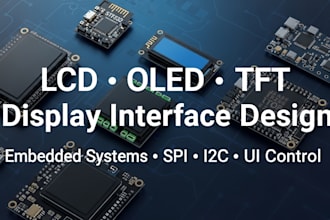design icd, oled, and tft display interface embedded, system