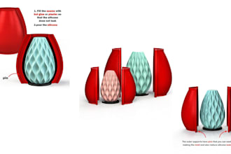 design custom 3d silicone molds for silicone  and prototyping