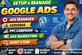 do fix google ads, ads manager, adwords ppc campaign, ads marketing nd audit sem