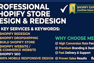 design shopify store design shopify redesign dropshipping website