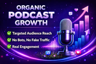 promote your podcast audience with organic strategies