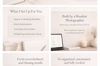 set up your honeybook CRM for boudoir photographers