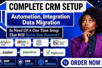 hubspot crm zoho jobber notion crm zapier pipedrive gohighlevel integration