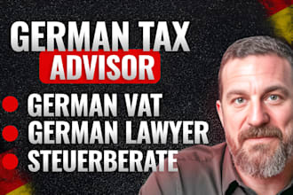 be your german tax advisor filling oss steuerberater german lawyer via elster