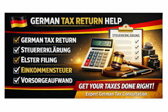 help with german tax return elster filing einkommensteuererklarung anlage v