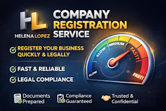 register your company quickly and legally