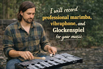 record professional marimba, vibraphone, and glockenspiel for your music