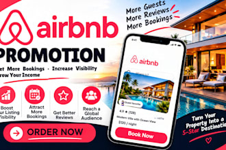 promote your airbnb and vrbo listing with SEO and marketing